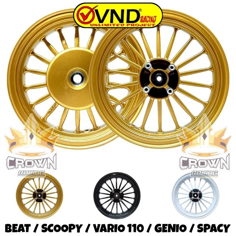 Velg VND Bluerim Ring 12 Beat / Scoopy / Vario 110 / Genio / Spacy