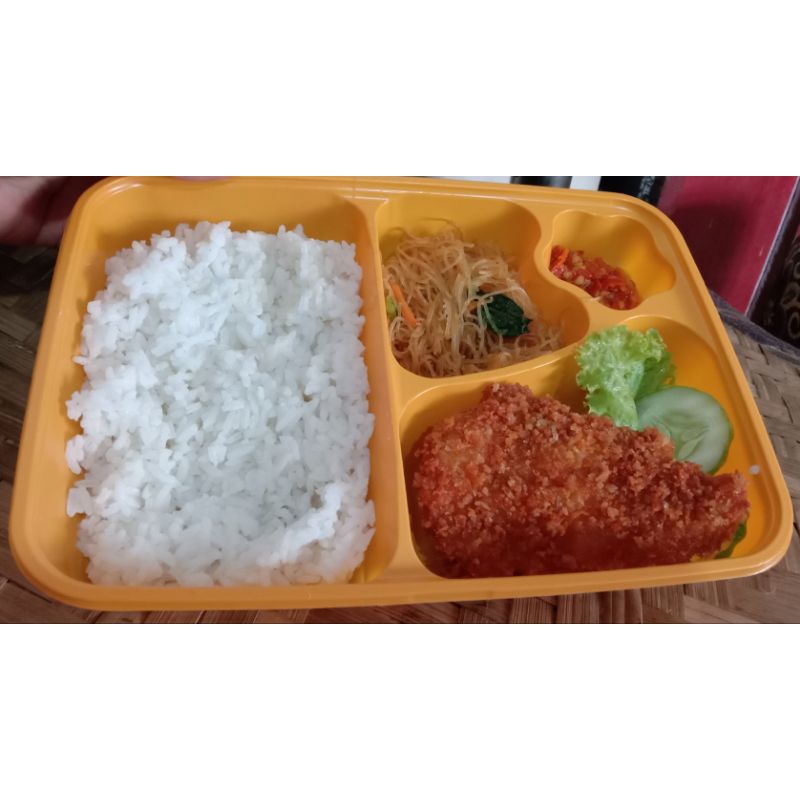 

bakul ceban paket nasi bento ayam katsu termurah