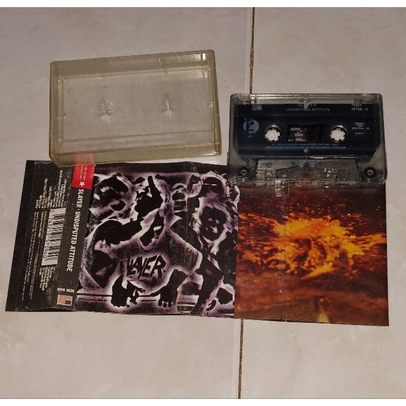 kaset barat original SLAYER-Undisputed Attitude