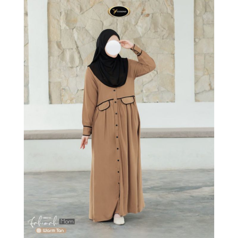 FAHIMAH DRESS MOM BY YESSANA | Dress Premium | Dress Wanita | Dress Murah |