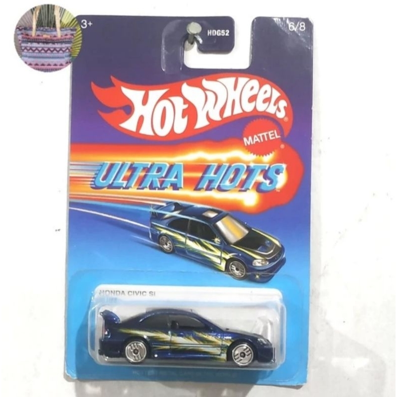 Hot Wheels Ultra Hots Honda Civic SI blue biru