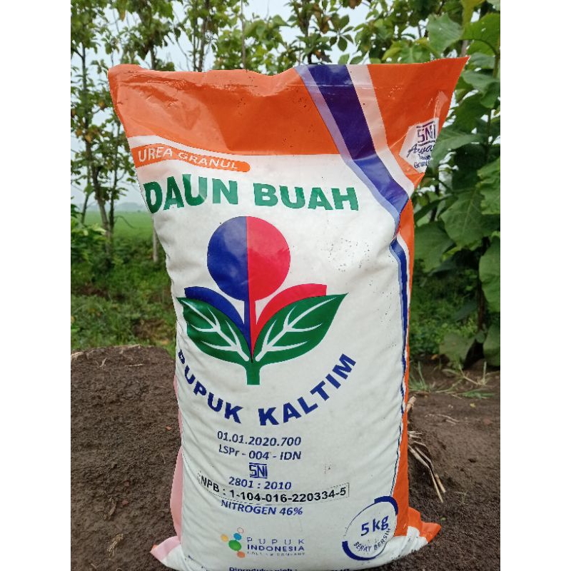 Pupuk Urea Daun Buah Granule kemasan original pabrik 5kg