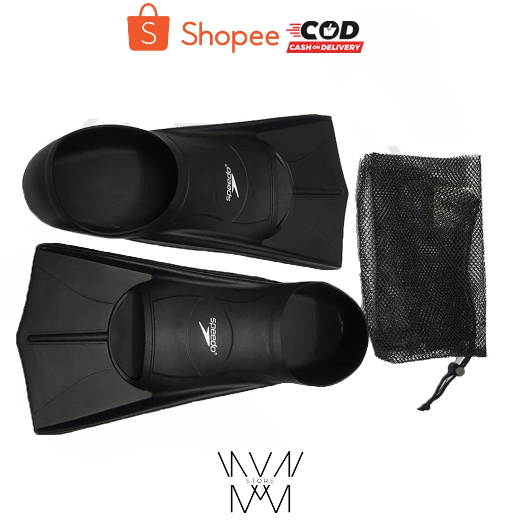 SPEEDO Sepatu renang atau kaki katak speedo original - Hitam