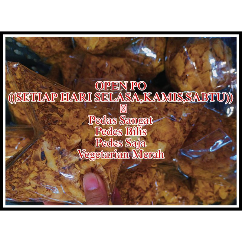 

singkong pedes merah ( slalu redy stock y) dibuat Po1 supaya tdk terjadi cancel