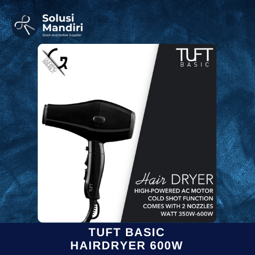 Tuft Basic Hairdryer 600 Watt - Pengering Rambut