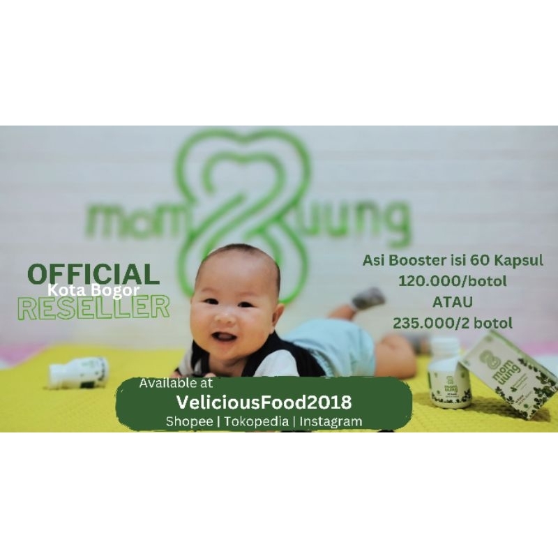 VeliciousFood Asi Booster Mom Uung 60 Kapsul
