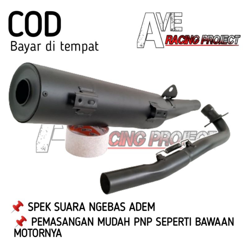 KNALPOT STANDAR RACING TSUKIGI VEGA LAMA/ OLD