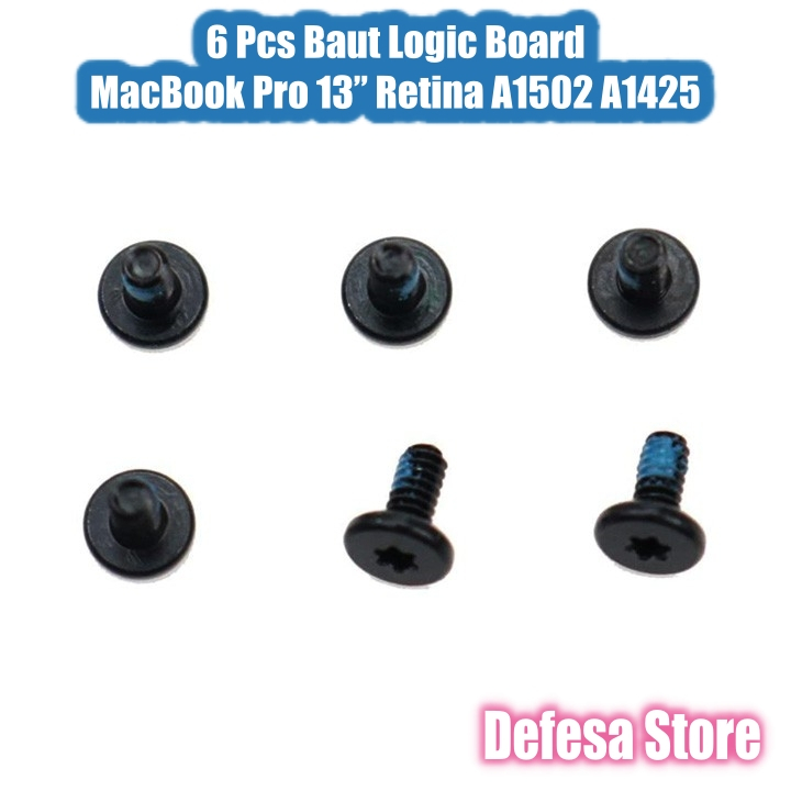 6 Pcs Baut Logic Board MacBook Pro 13” Retina A1502 A1425