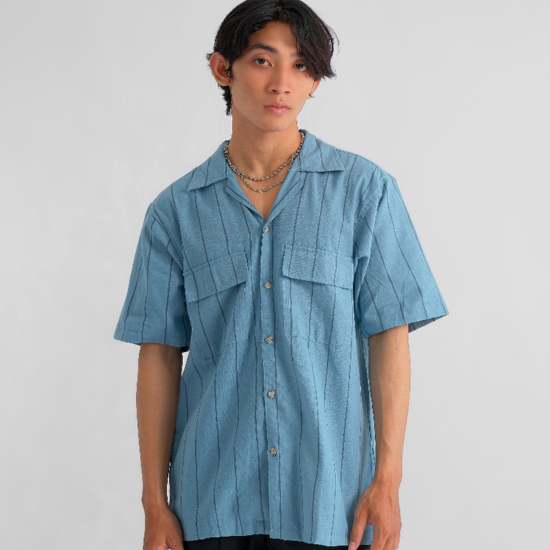 Hamata Studios - Bolden Shirt Bluevelt