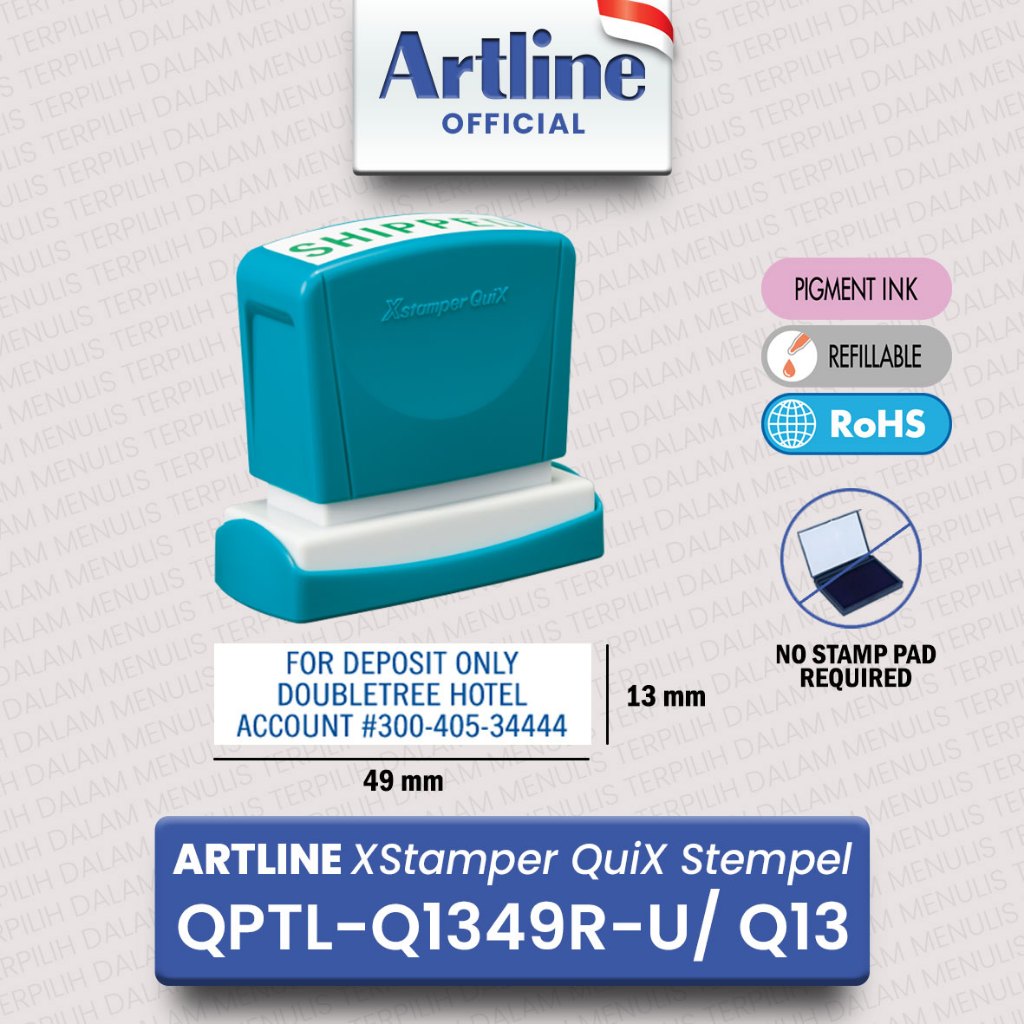 

ARTLINE XSTAMPER QUIX Stempel QPTL-Q1349R-U/ Q13