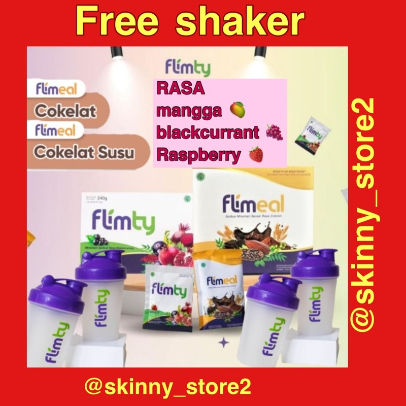 FLIMTY DAN FLIMEAL MEAL REPLACEMENT FREE SHAKER