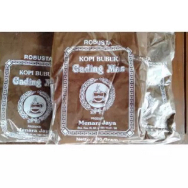 

Kopi Bubuk Robusta Gading Mas Asli lamongan