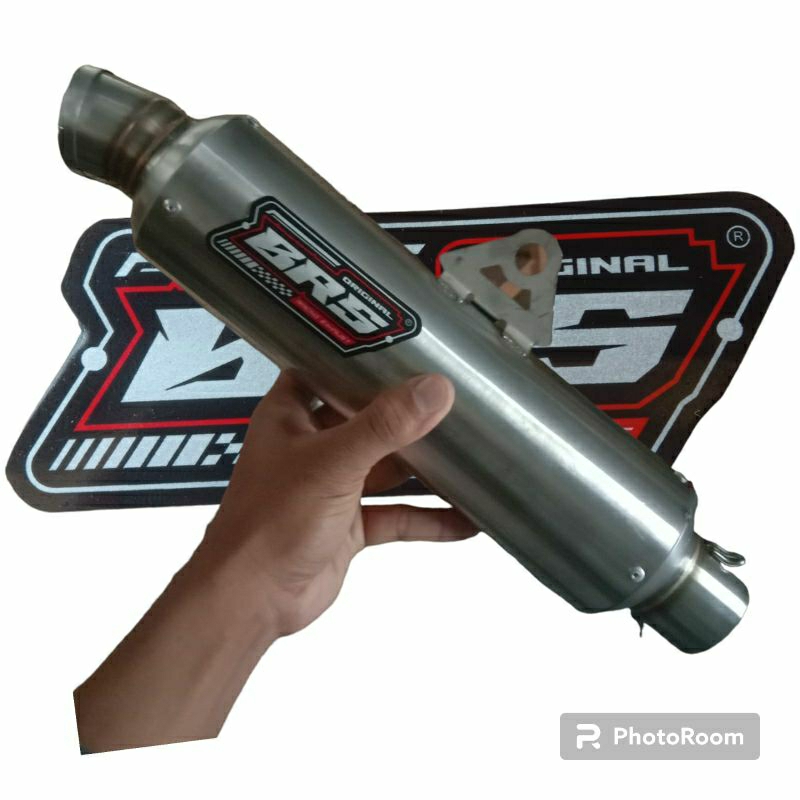 SLINCER knalpot ORIGINAL BRS sarful suara bas adem inlet 50