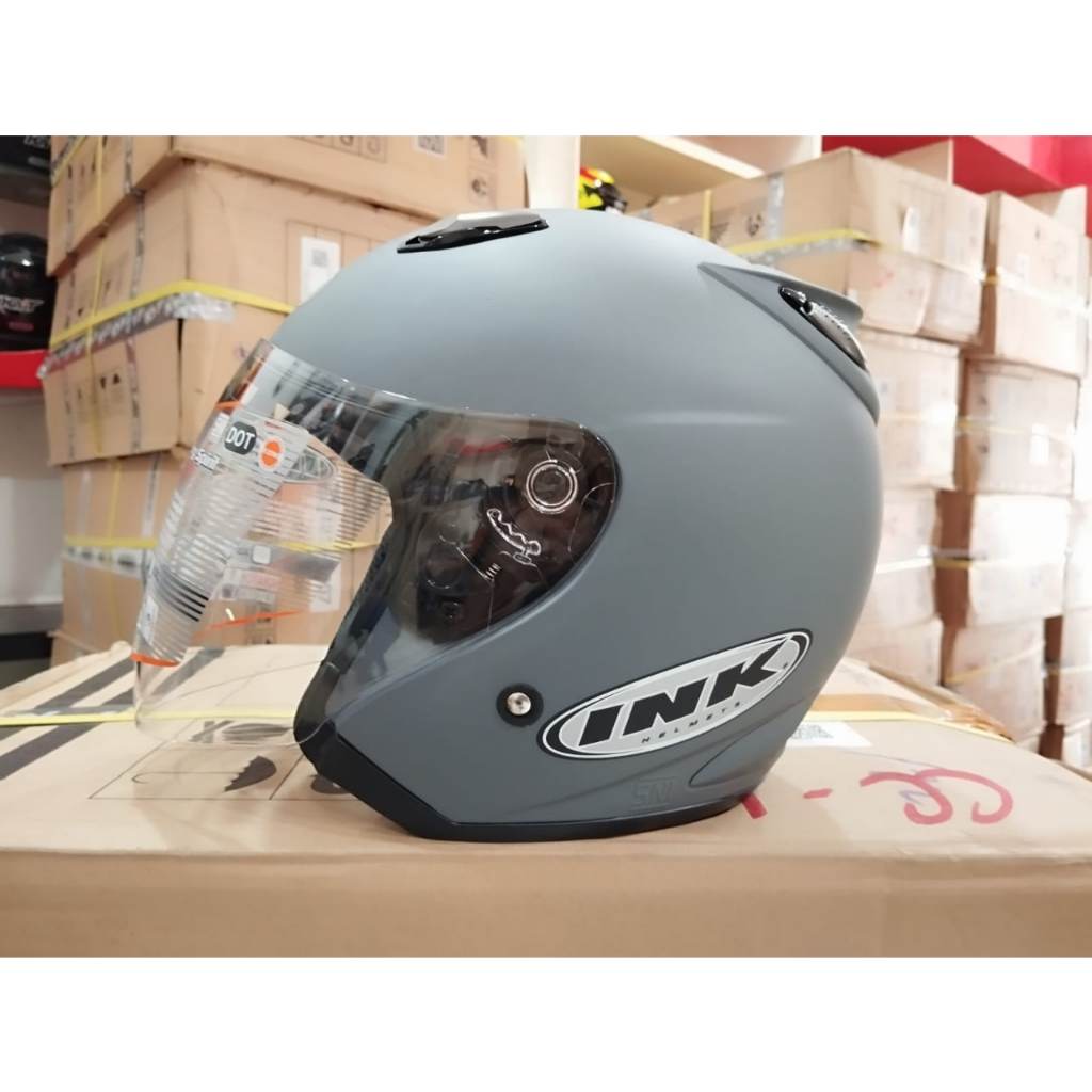 HELM INK CENTRO ORIGINAL MATT GORILLA GREY MURAH HELM INK CENTRO MATT GORILLA GREY ORIGINAL MURAH HE