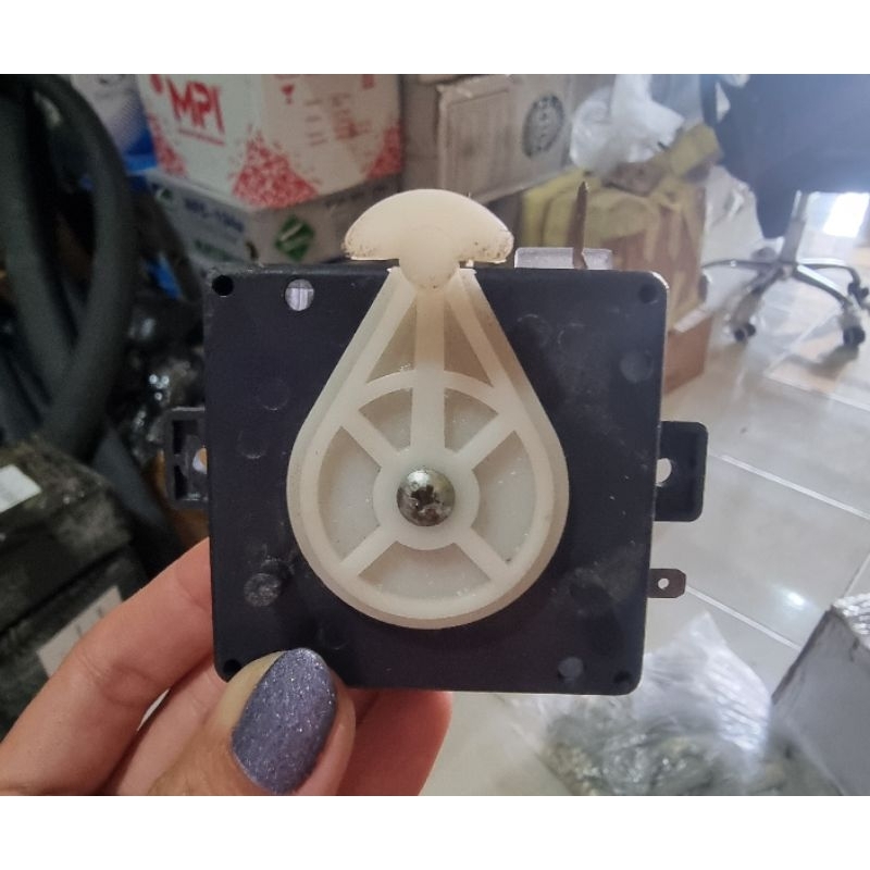 SWITCH DRAIN MESIN CUCI POLYTRON KOTAK BESAR TIMER SELECTOR PEMBUANGAN AIR ORIGINAL New Cod Best Sel