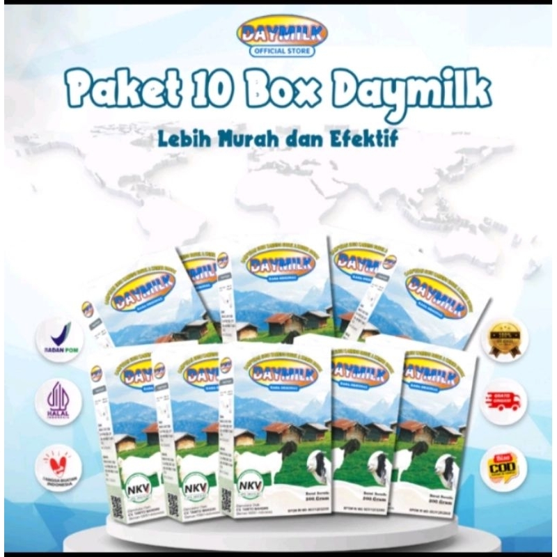

Daymilk original 10 box paket murah