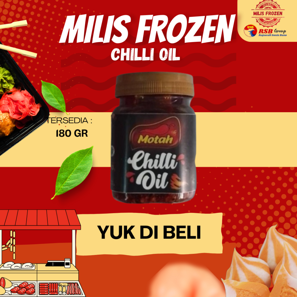 

MOTAH CHILI OIL 180 GR