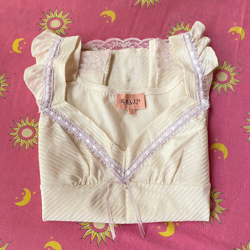 Eblin Maid Lolita Top Camisole Preloved Thrift