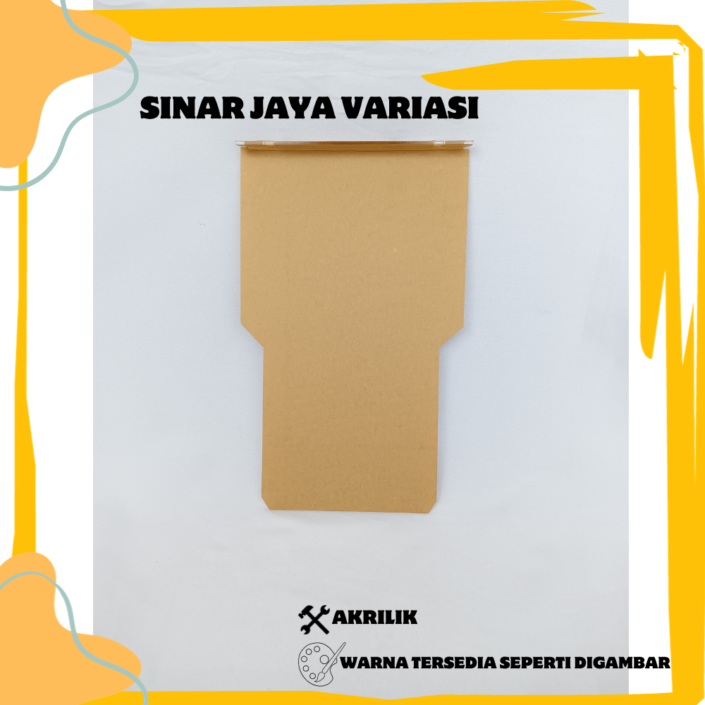 MUDFLAP AKRILIK VARIO 110 FI MUDFLAP ACRYLIC INJEKSI PANJANG VARIO 110