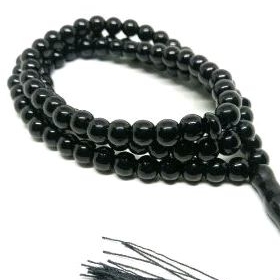 Tasbih Batu Yaman Hitam 8mili 99butir