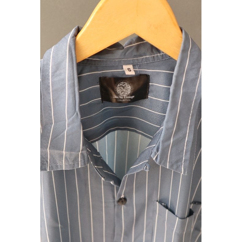 Kemeja Pria Stripe Vintage Second