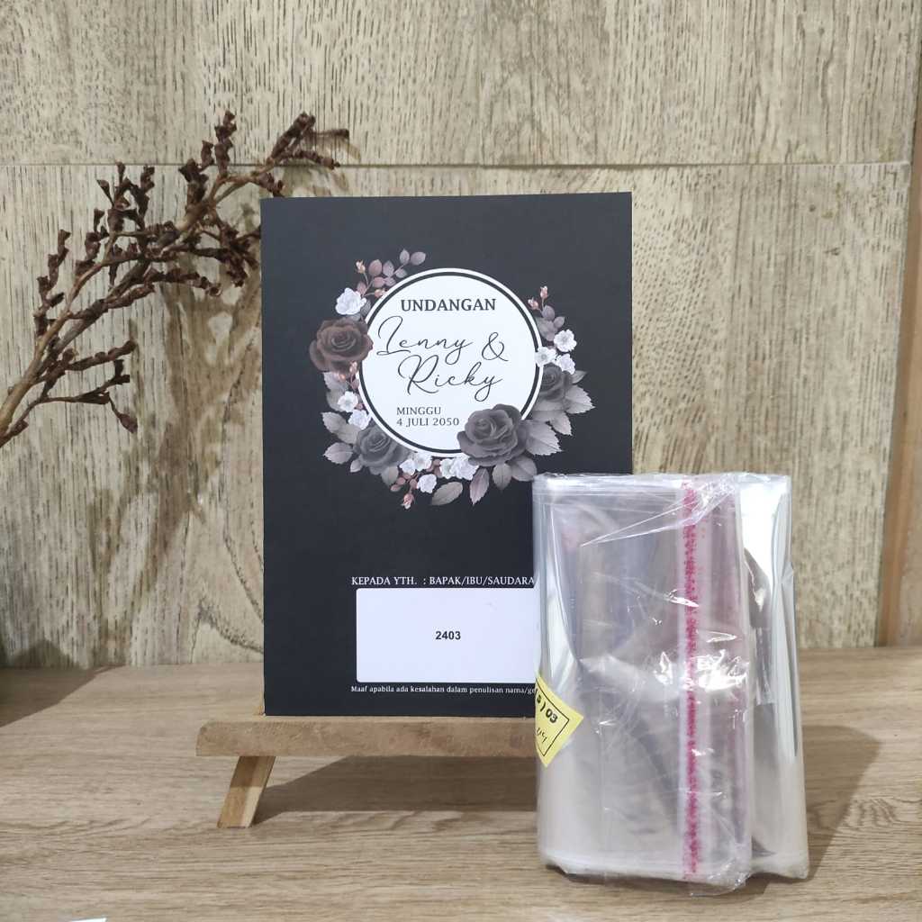 ERBA 2403 Blangko KOSONG Undangan, Undangan Pernikahan Murah + Plastik Opp