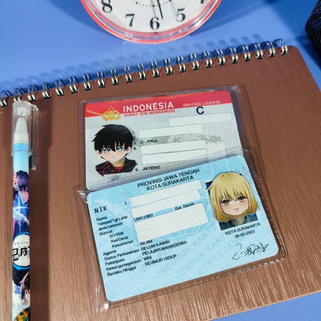 

Sampul Pelindung Anti Gores KTP / SIM Anime Solo Leveling - Sung Jin Woo - Cha Hae In - Manhwa