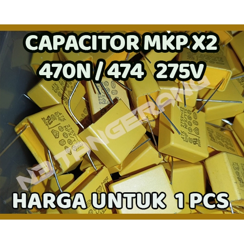 Capasitor MKP 470n 474  275V