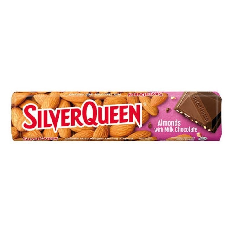 

silverqueen almond 58gr × 2pcs