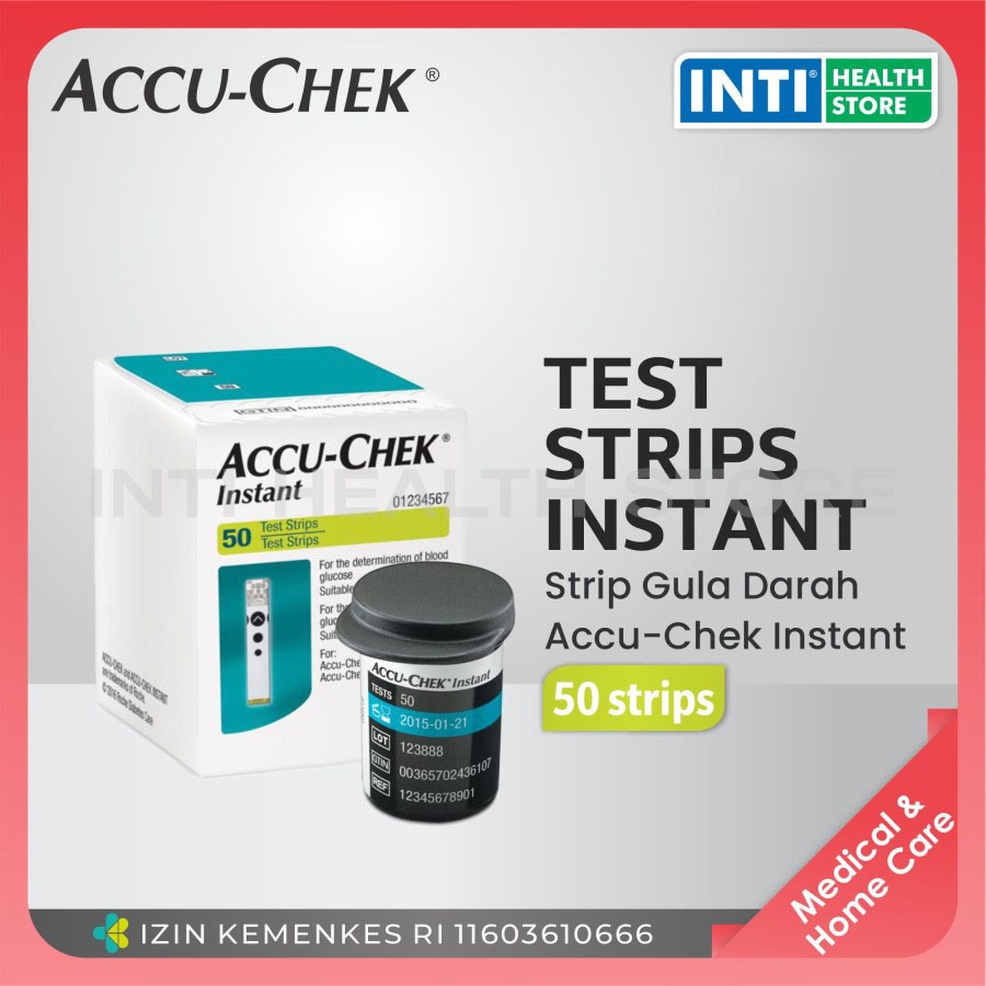 Accu-Chek | Strip Instant Isi 50 pcs | Accu Chek Instant Strip Glucose