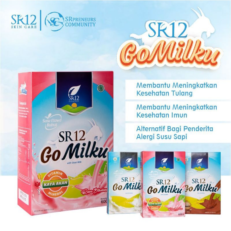 Susu/Susu Kambing/Susu Etawa/Susu Go Milku SR12/Susu Bubuk/Susu Kambing Etawa