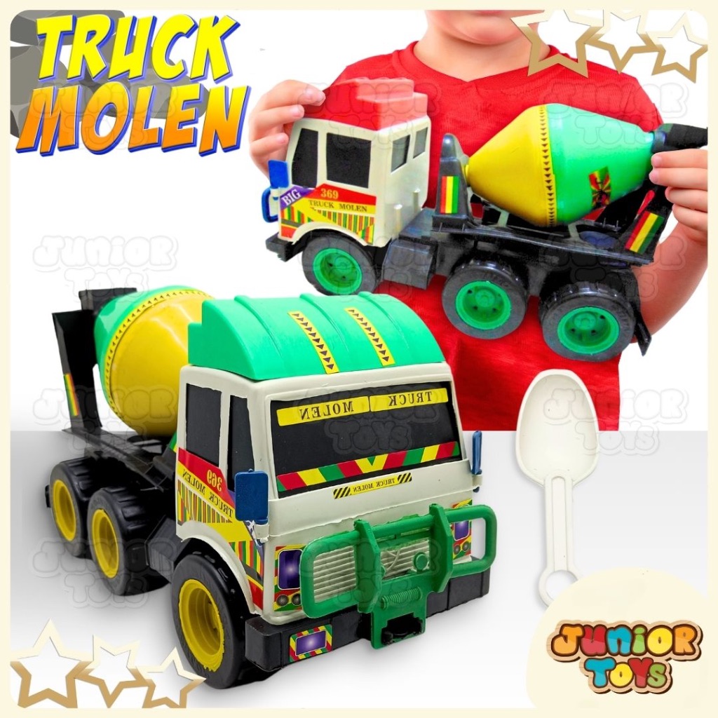 Mainan Truk Molen Besar Mobil Mobilan Anak Mixer Semen