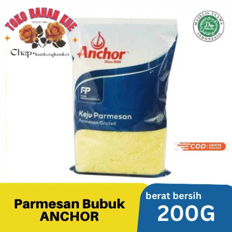 

Keju Parmesan Anchor Bubuk Kemasan 200gr Parmesan Anchor Bubuk kemasan 200gr Parmesan Cheese Anchor Original repack Dari 1kg