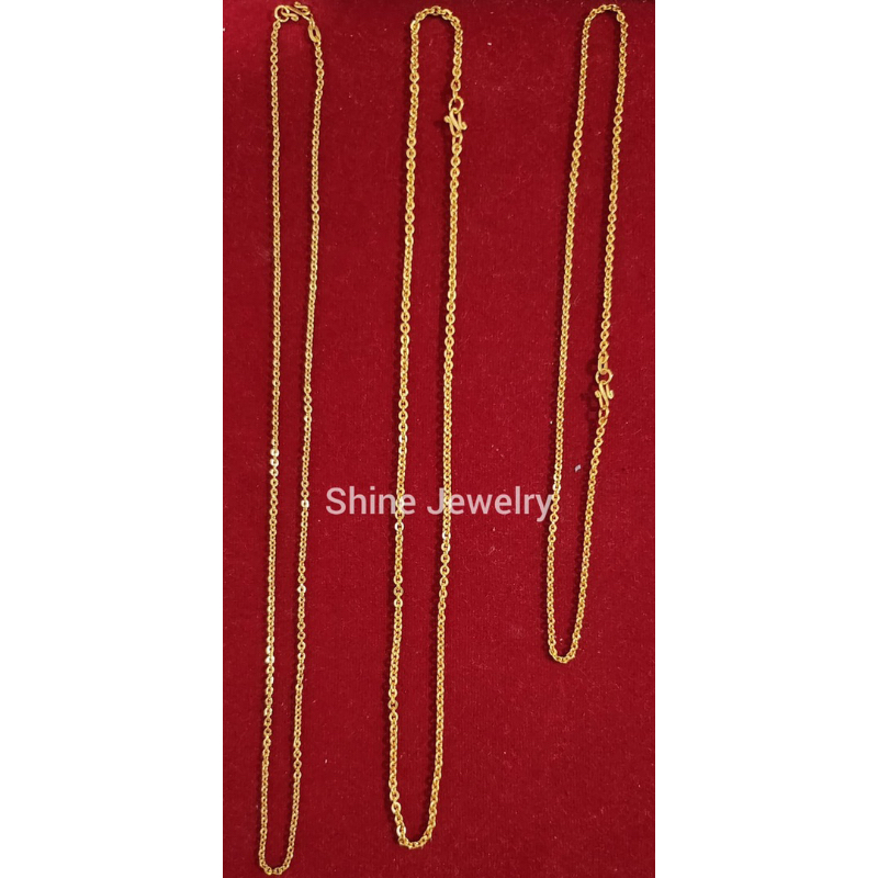 kalung rante/nori/polos emas muda dewasa anak-anak