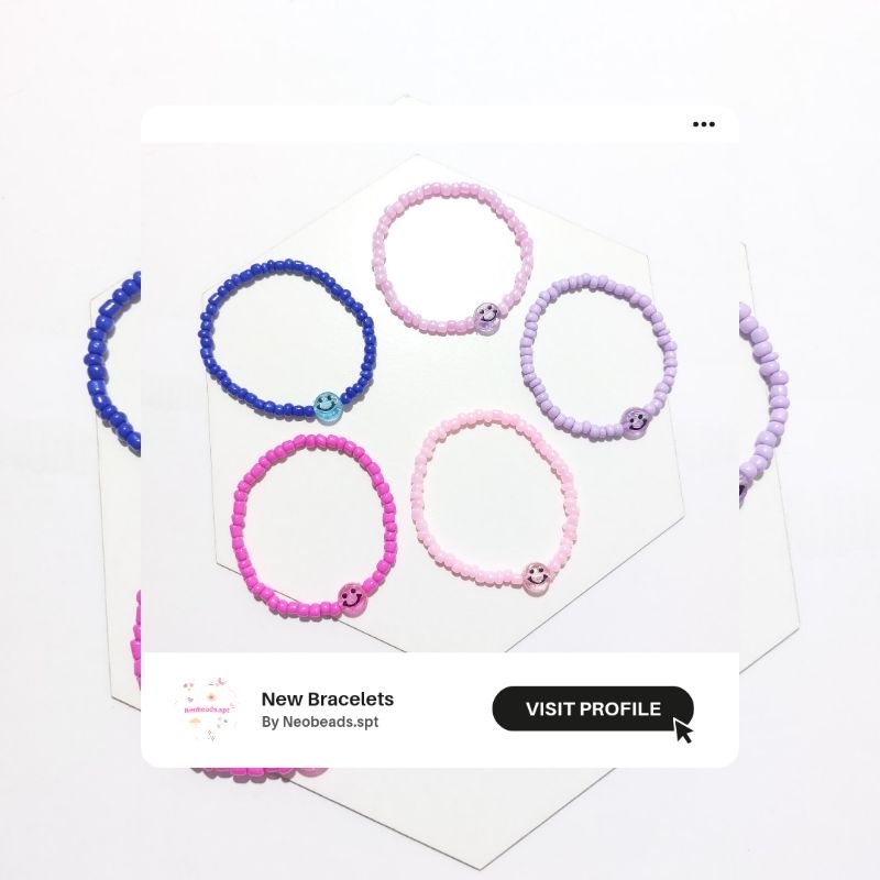 Gelang manik-manik Smile