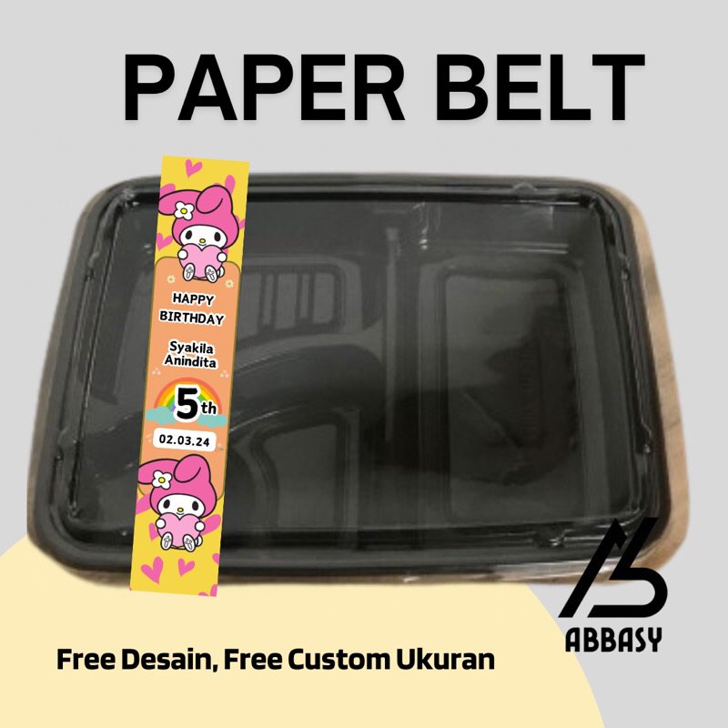 Paper Belt / Nasi Bento / Handuk