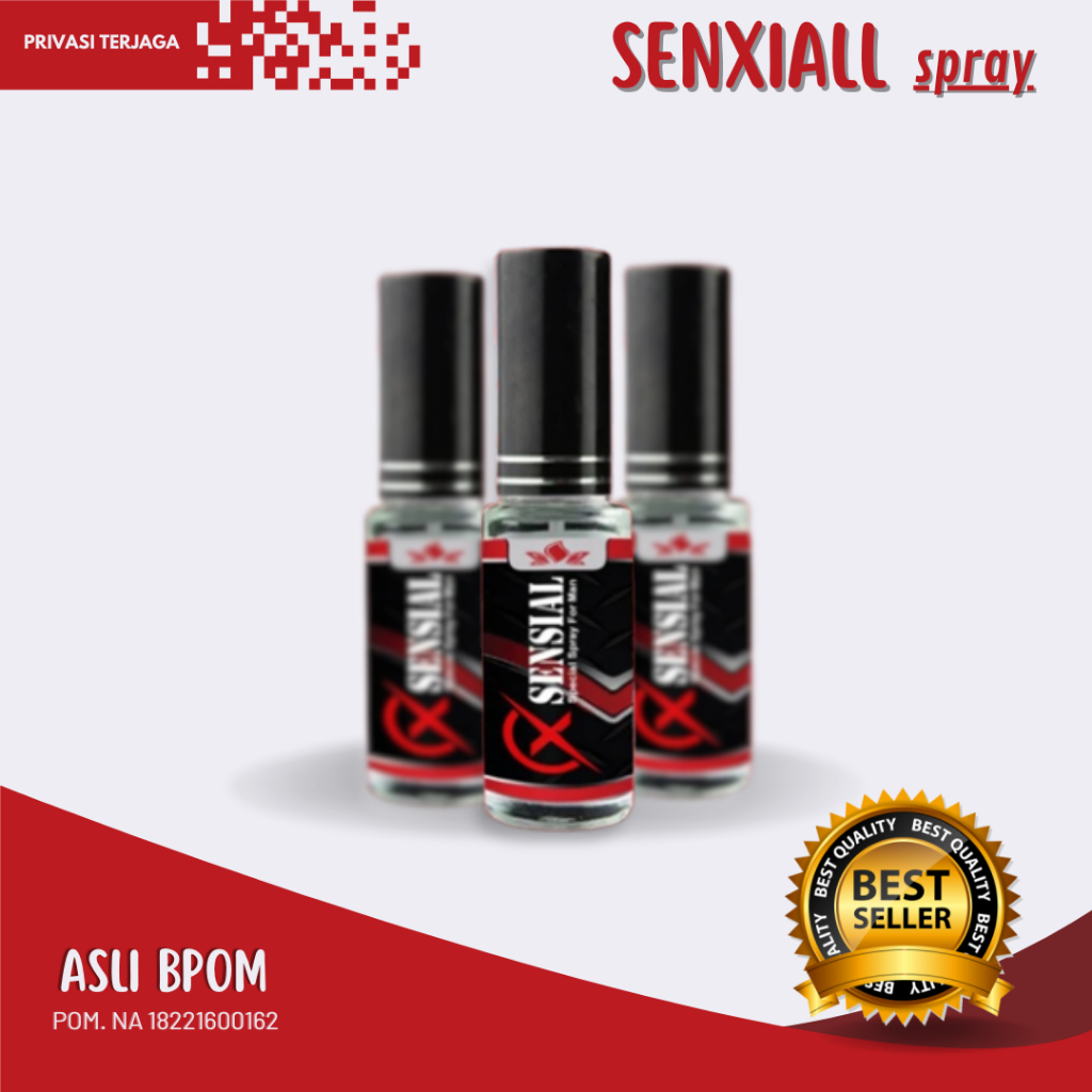 X SENSIAL SPRAY - OBAT EJAKULASI DINI TAHAN L4MA LEMAH SYAHWAT - Obat Kuat Pria Kurang Gairah asli