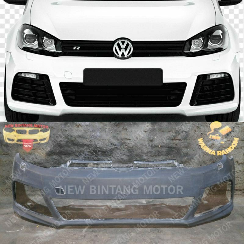 Bumper depan vw golf mk6 R volkswagen golf R 2010 2012 original