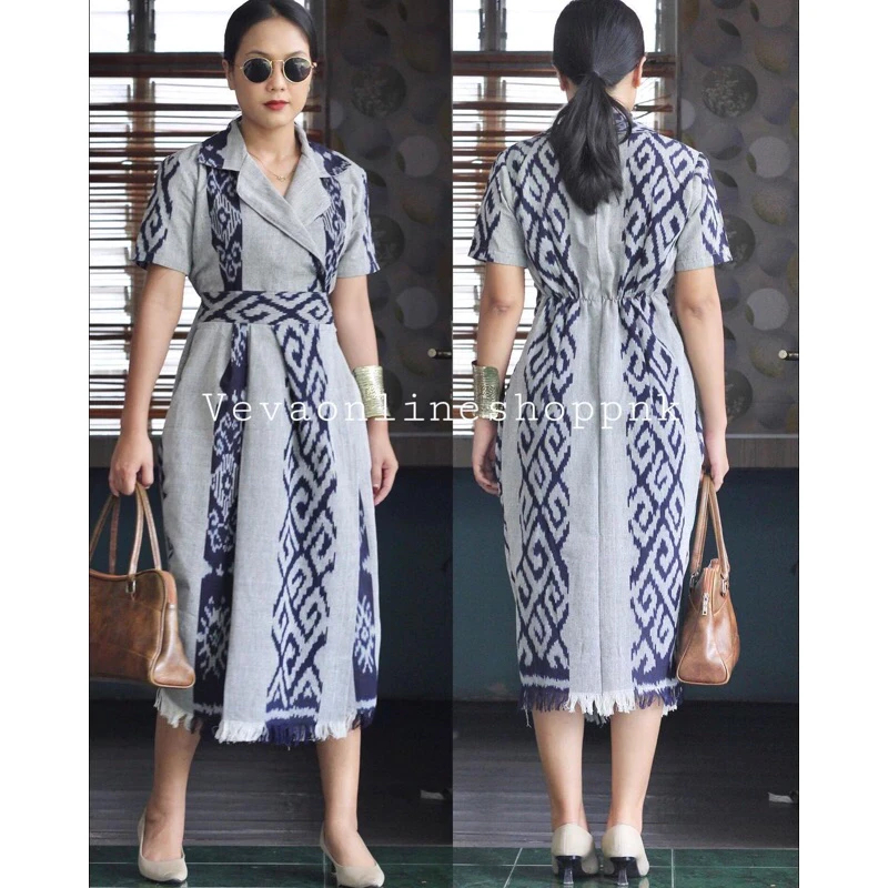 Dres tenun wanita/DRES KASUAL /DRES GREJA NATAL