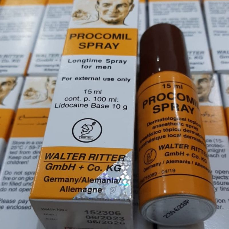 PROCOMIL-SPRAY ORIGINAL ASLI HERBAL OBAT-KUAT-PRIA TAHAN LAMA SEMPROT