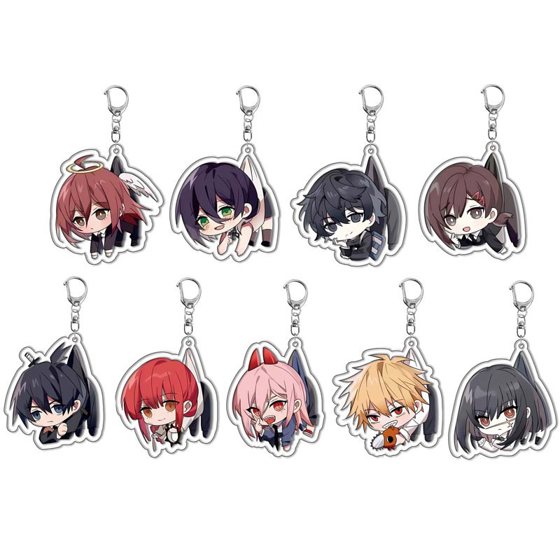 BLANJA.ids GANTUNGAN KUNCI ANIME CHAINSAW MAN/ GANCI ANIME AKRILIK/ GANCI AKRILIK / KEYCHAIN GIFT HA