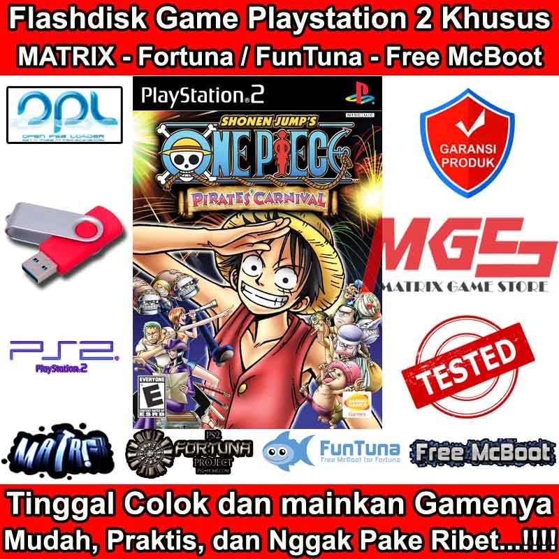 Flashdisk Game PS2 PS 2 One Piece - Pirates' Carnival - Pirates Carnival