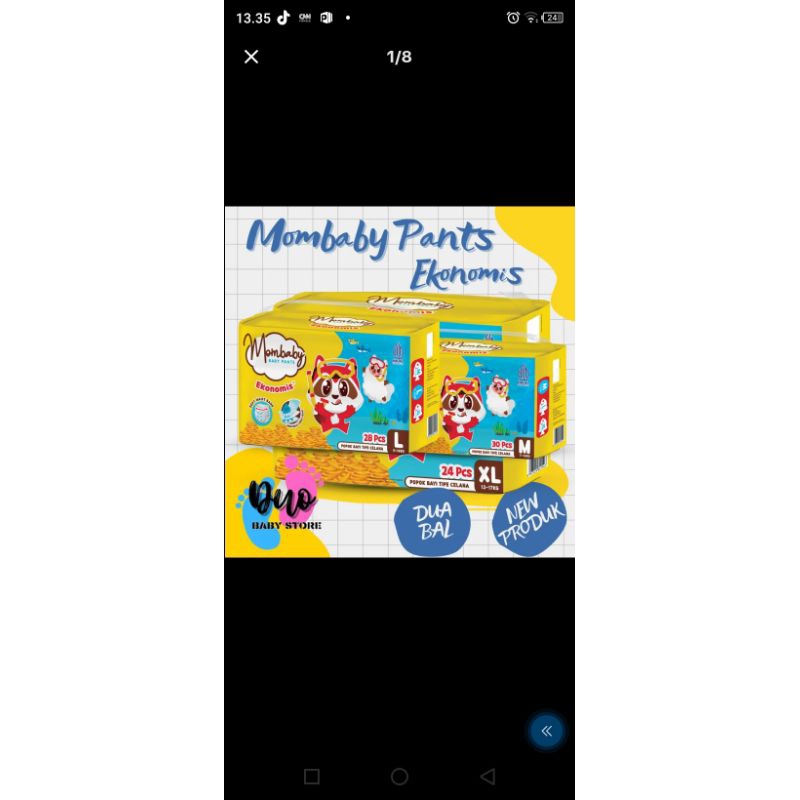 Mombaby pokana diapers pants
