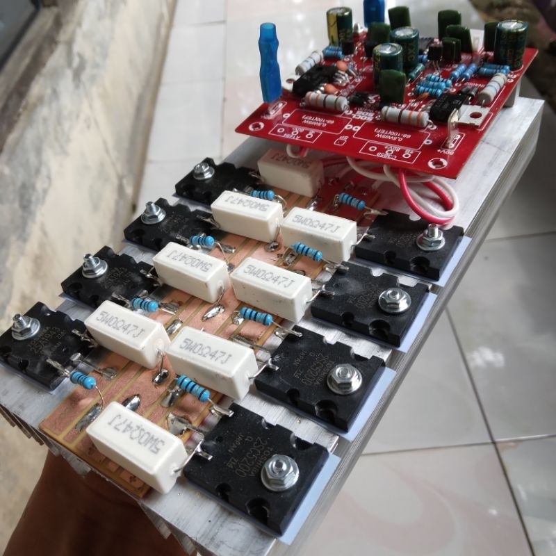 Kit driver socl 506 lengkap plus 4 set final transistor TOSHIBA original kit power amplifier siap pa