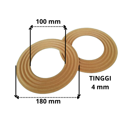 DEMPER SPEAKER DAMPER SPEAKER 18 INCH 18 IN SPIRAL SPEAKER