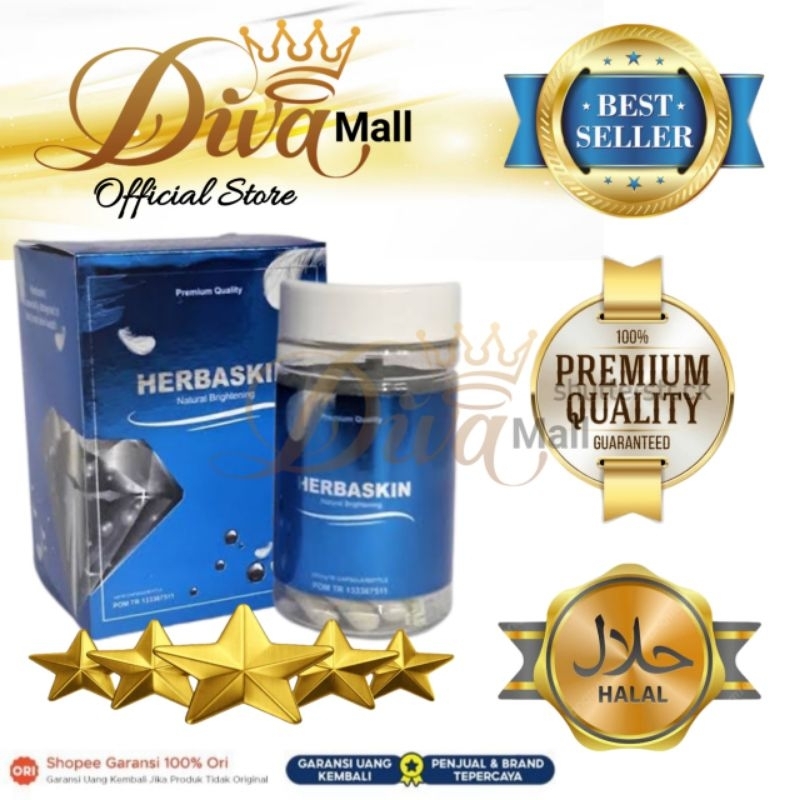HERBASKIN ASLI ORIGINAL - HERBASKIN OBAT PEMUTIH KULIT BADAN DAN TUBUH DIJAMIN PALING AMPUH 100% HER