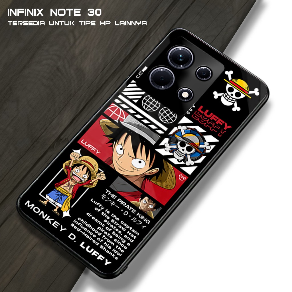 Case Infinix Note 30 - Casing INFINIX X6833B - ( One Piece Aesthetic ) - Case Hp - Softcase Hp - Sil