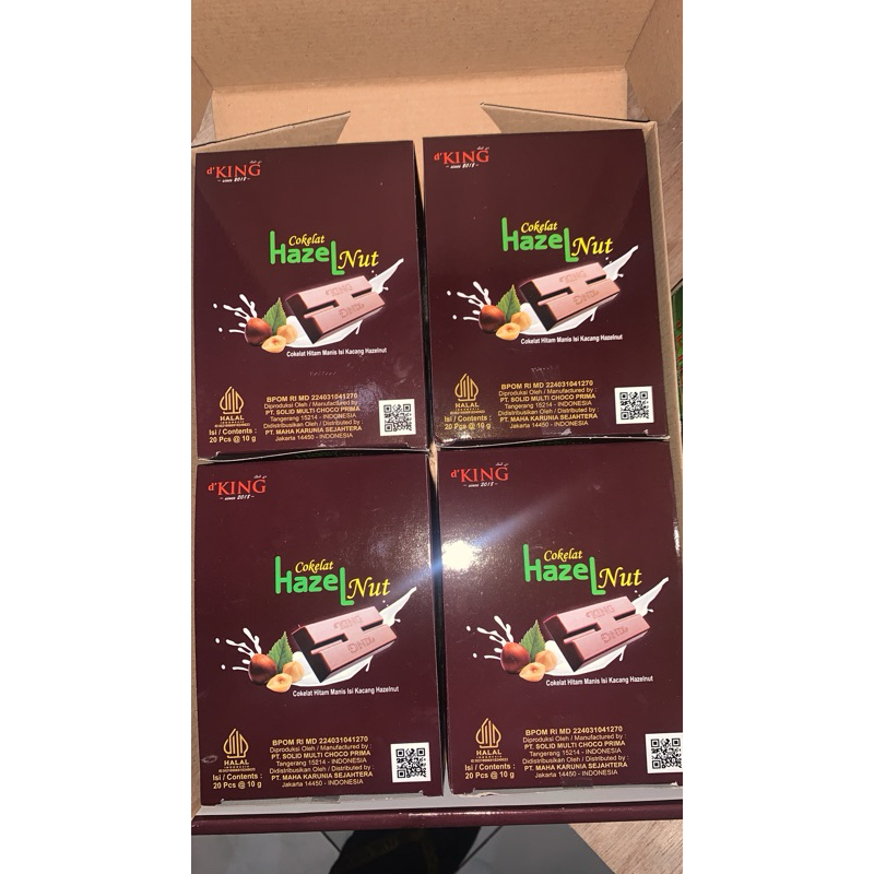 

Coklat Hazzelnut D’KING