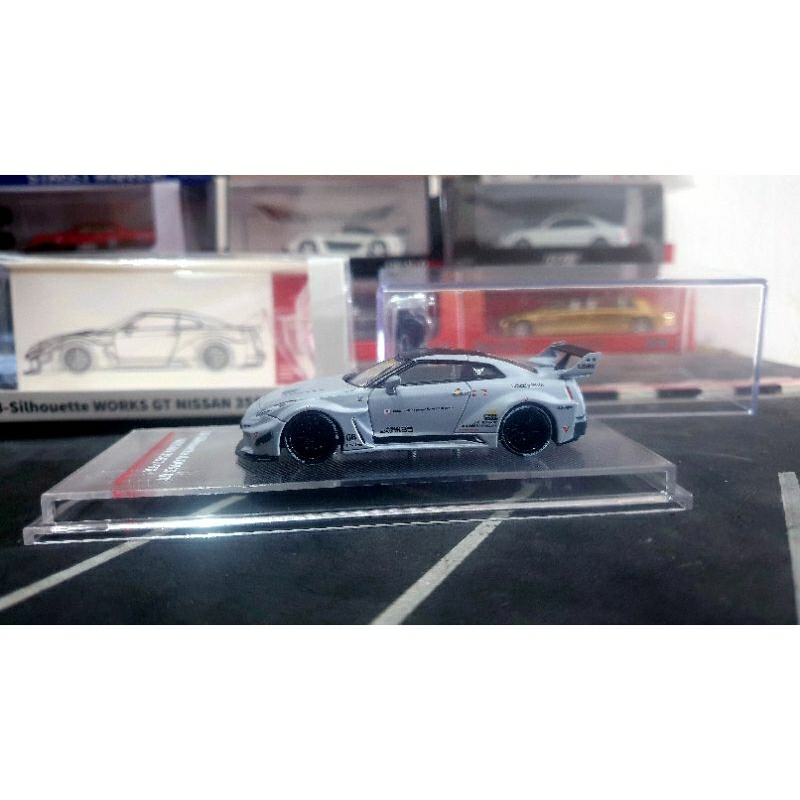 Diecast CM Model LB Silhouette Nissan Skyline GTR R35 Grey