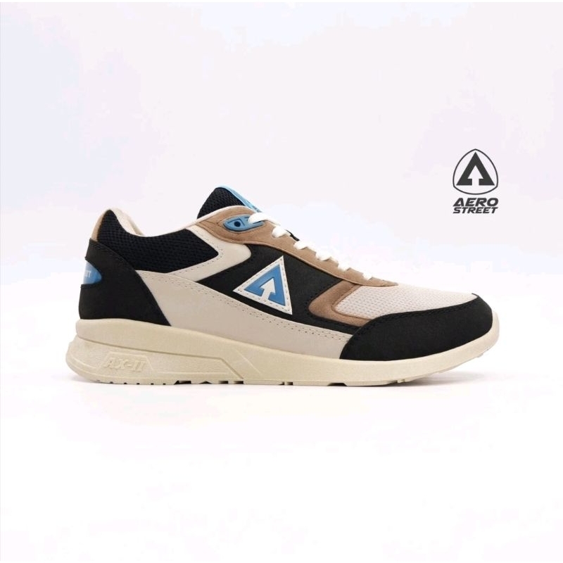 AEROSTREET SEPATU OSAKA KREM BIRU HITAM